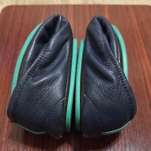 Tieks Blue and Green Flats Comfortable Slip-On Shoes